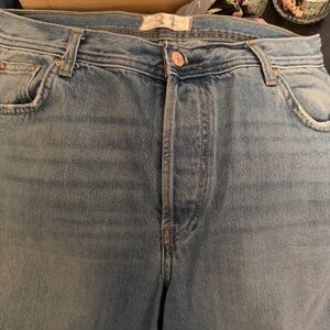 Free People Loose Distress Jeans